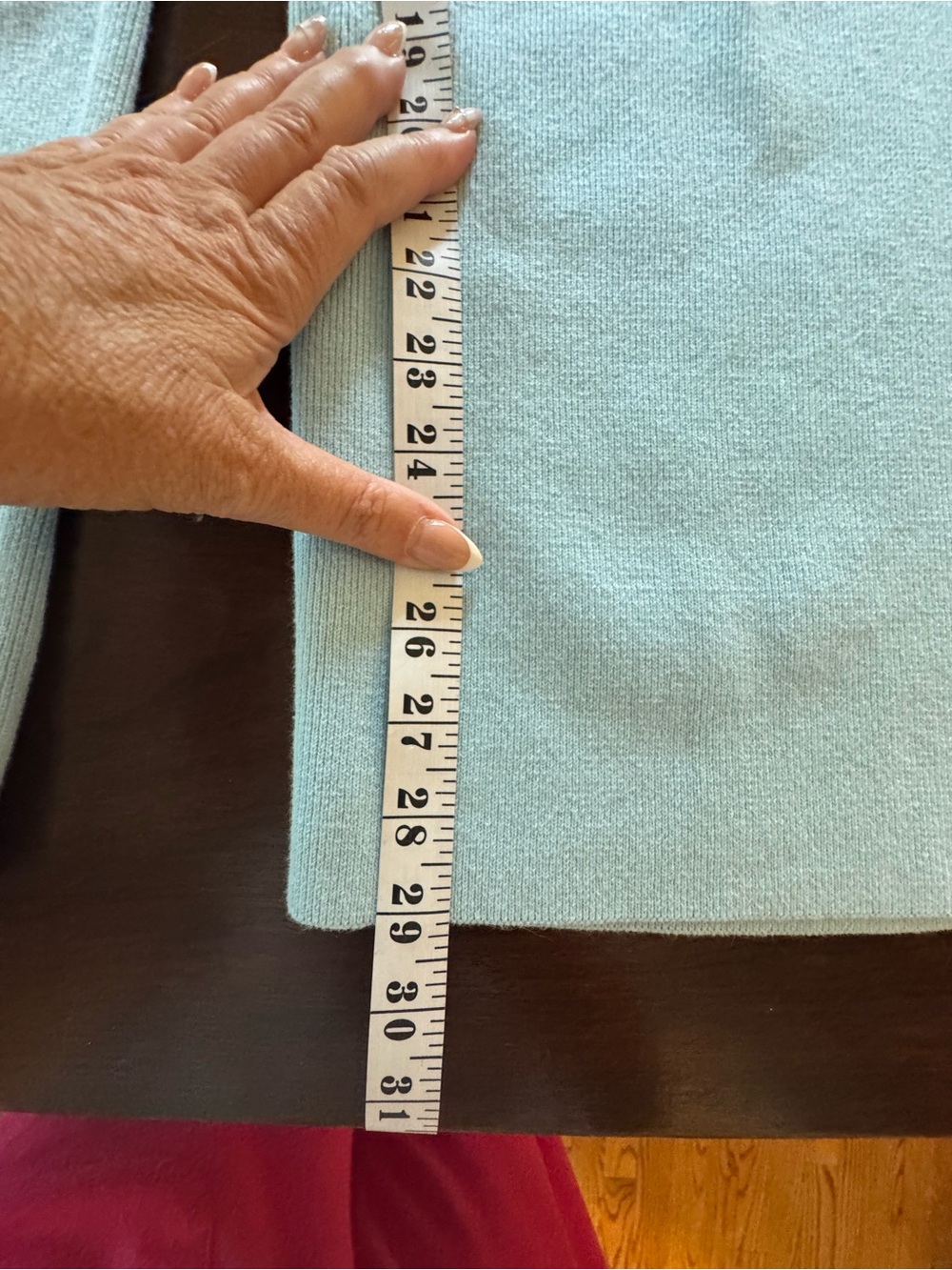 JoyLab Light Blue Wide-Leg Drawstring sweater Track Pants - Picture 8 of 10